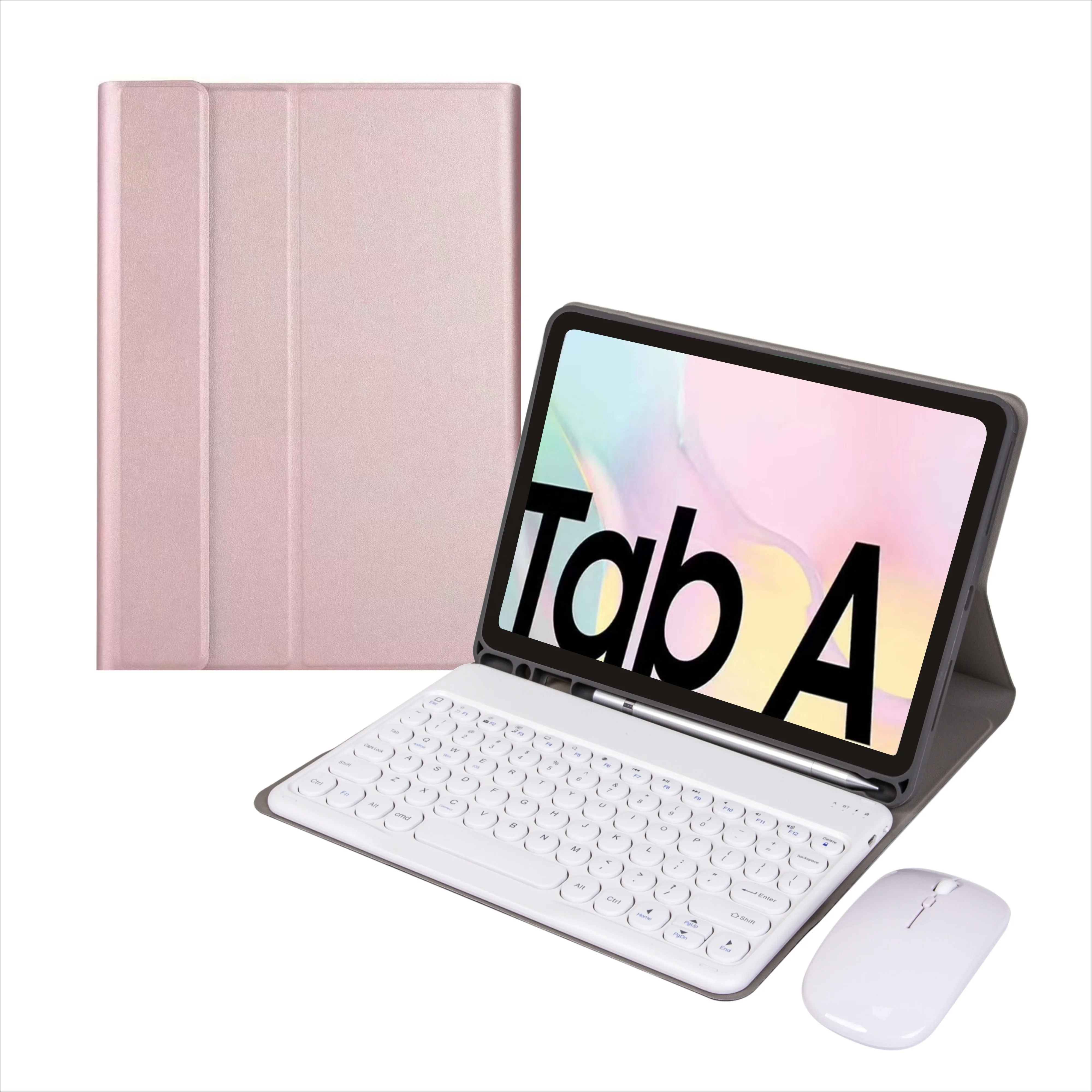 Для Galaxy Tab A7 10 4-дюймовый чехол для беспроводной клавиатуры T500 держатель со слотом