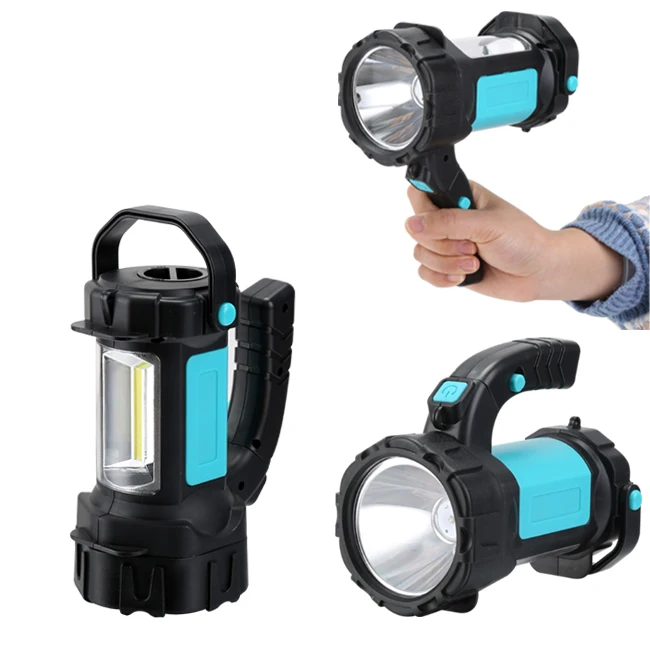 Professional Battery Operated Projector Rotating Mini Portable Handheld Led Searchlight