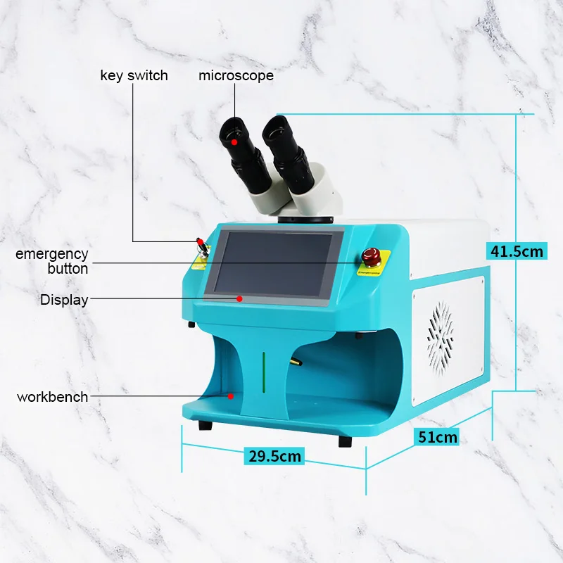 Best price New mini jewelry desktop welder Laser Welding Machine for 24k gold sterling silver rings spot welding hine for sale