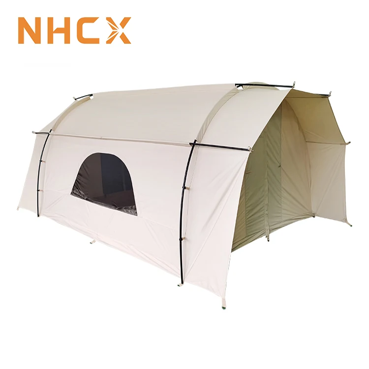 NHCX Korean Hot Sale Canvas Cabin Cotton Tent Glamping Wall Tent Emotional Camping Outdoor Canvas Tent