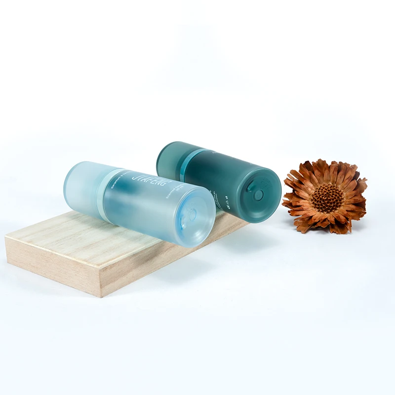 luxury blue 50ml empty mini cute face fine mist spray bottle