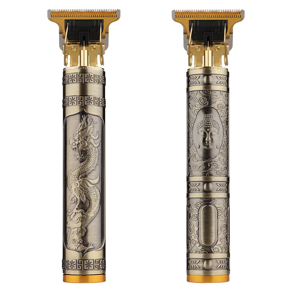 HIENA New Retro T9 Cordless Professional Hair Clipper Men Cordless Hair Trimmer USB Electric Stainless Steel Sharp Wf940 Nos ZHE