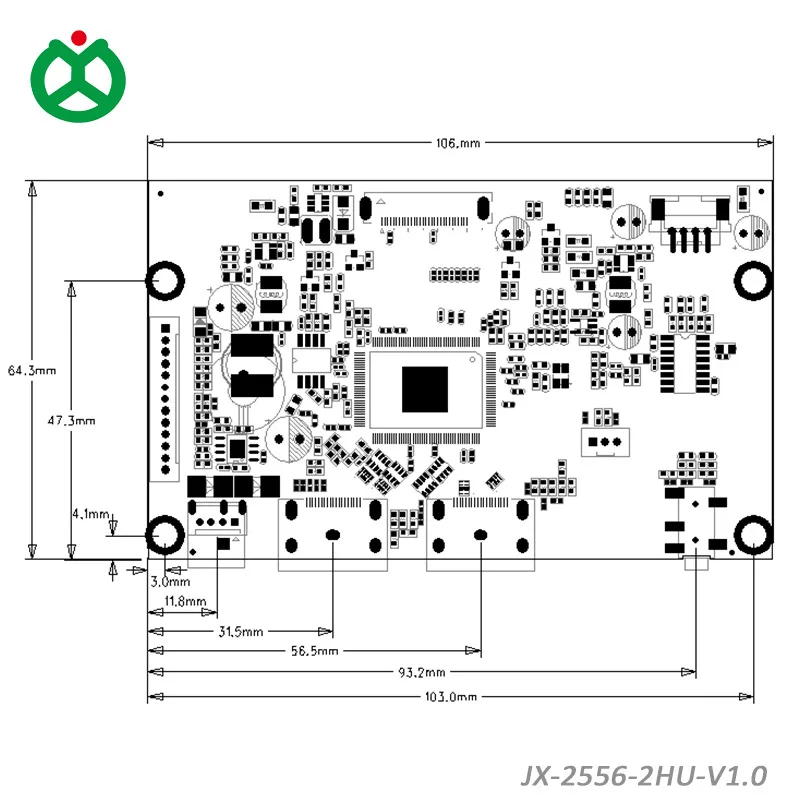 monitor Card eDP or LVDS screen compatible controller board  Extendable Type-C with 2*HDMI input USB for touch