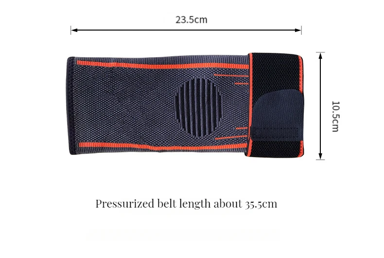 3D Knit Professional Sports Adjustable Compression Belt Non-slip Ankle Protection Brace Support Band