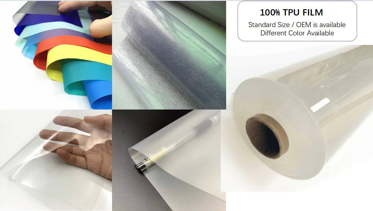 Matt Surface TPU Foil Rough Surface TPU Film Clear Transparent