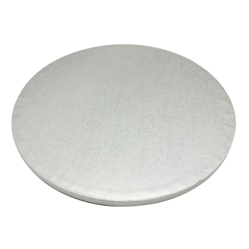 Wholesale Custom Birthday Party Solid Round Square Cake Board White Gold Pink Silver Black Plain Cake Drum Cake Base Board