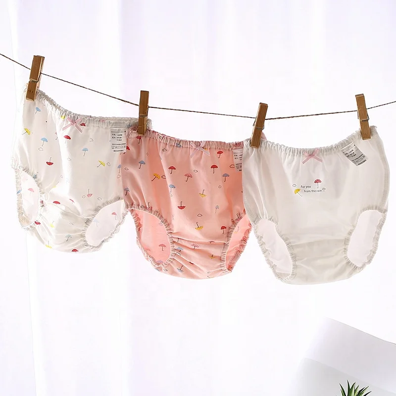 Custom Printing Child Panties  Low MOQ children underwear girls model