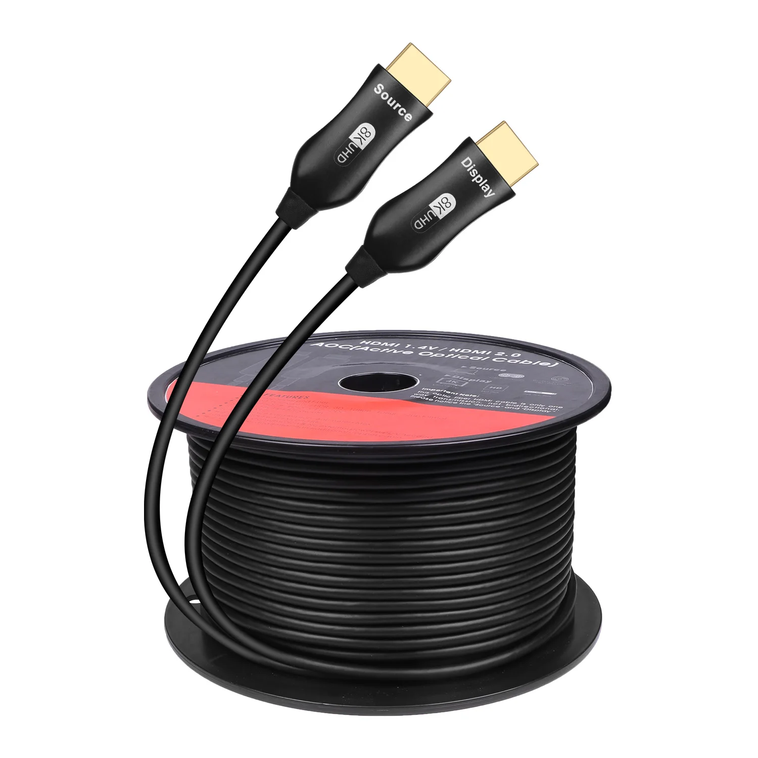 Высокоскоростной активный оптический кабель 50 м 80 100 150 HDMI 2 0 Волоконно-Оптический 4K @ 60