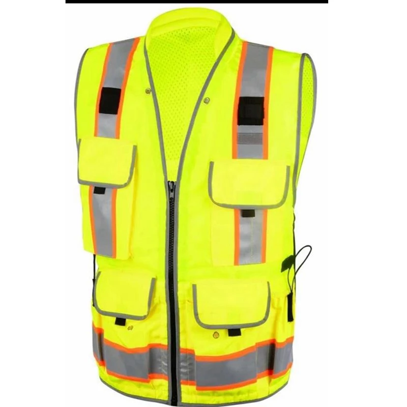 Widely used superior quality safety fleece  vest visibility thai products wholesale