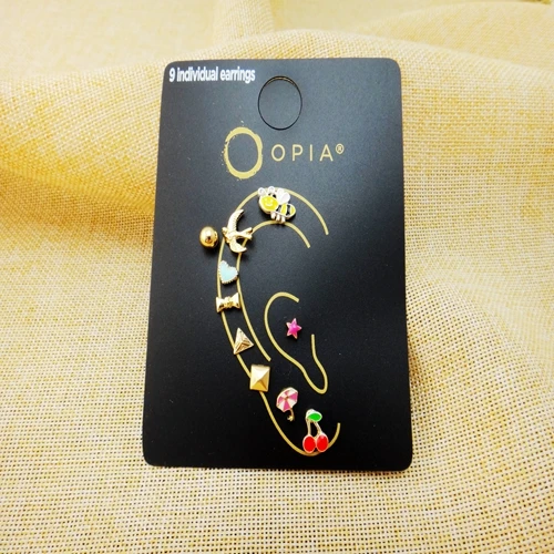 GOLDEN STAMPING Custom Printed Earring Cards