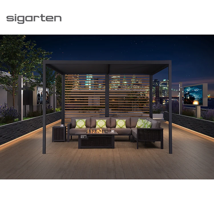 Электронная сигарета, эксклюзивная индивидуальная уличная вилла в европейском стиле для отдыха, сада, Тиковая уличная беседка на крыше