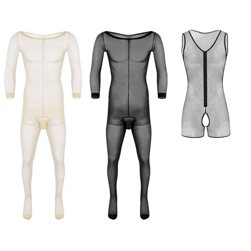 Мужские взрослые тонкие эластичные чулки с длинным рукавом закрытый носок ультратонкие колготки