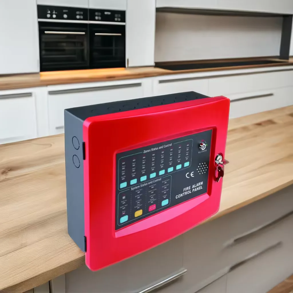 New Model Conventional Fire Alarm Control Panel 1/ 2 / 4 / 8 /Zone Fire Alarm System in Home and Office Alarms