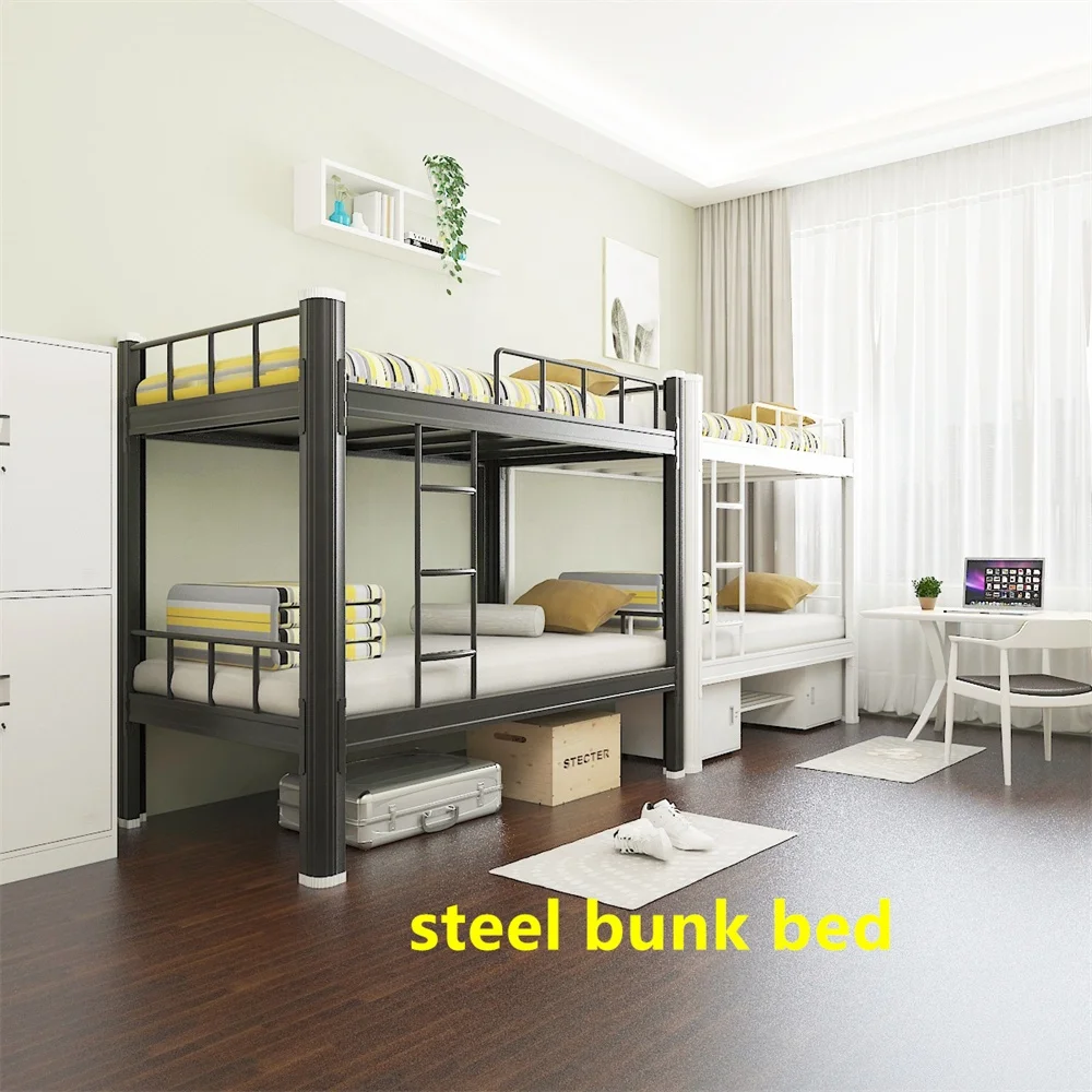 School Dormitory beds Metal kids Bunk Bed  Cheap Adult Bunk metal bed