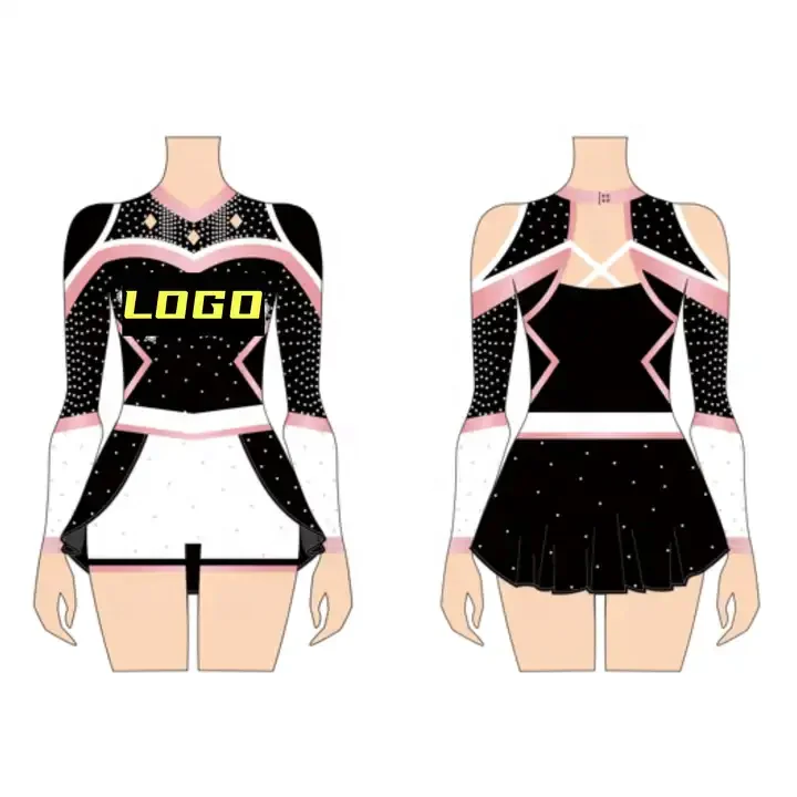 Низкая цена, индивидуальная униформа для девочек, оптовая продажа, форма для чирлидинга, униформа для чирлидинга