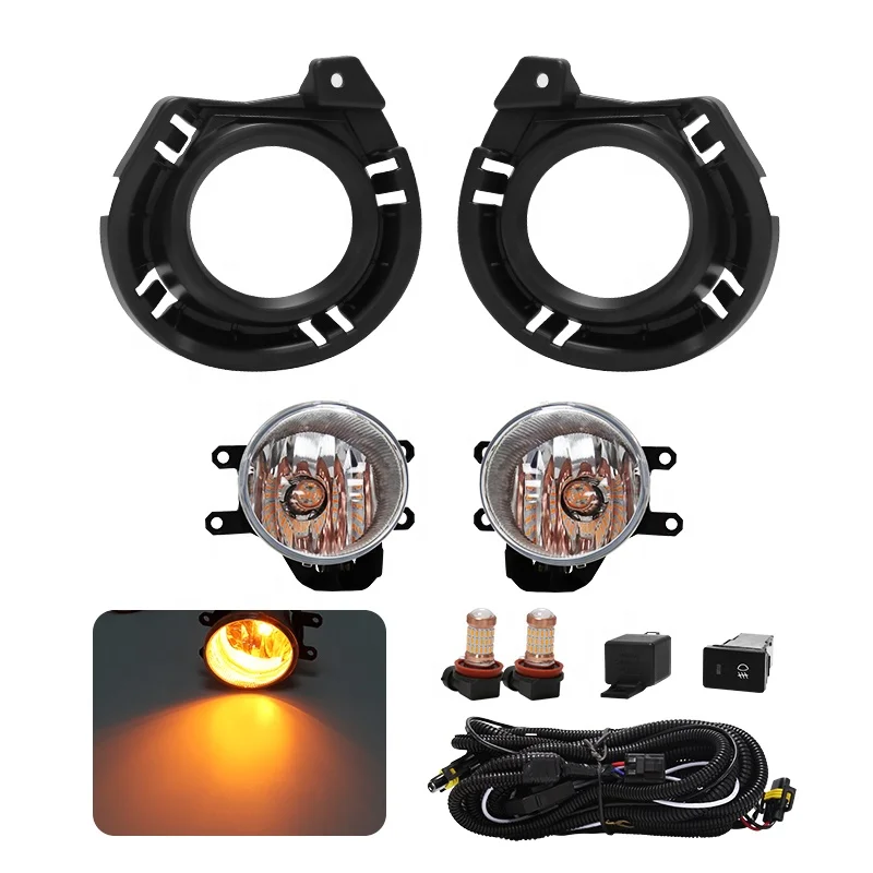 Auto Parts H16 12V Fog Lamps Front Bumper Car Auto Driving Lamp Fog Light for Toyota Axio/Fielder 2016-2017