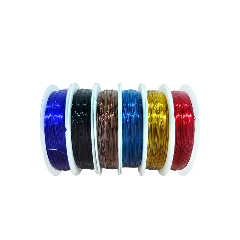 Factory customized colors are bright and durable making metal craft memory wire for bracelet making aluminum wire jewelry