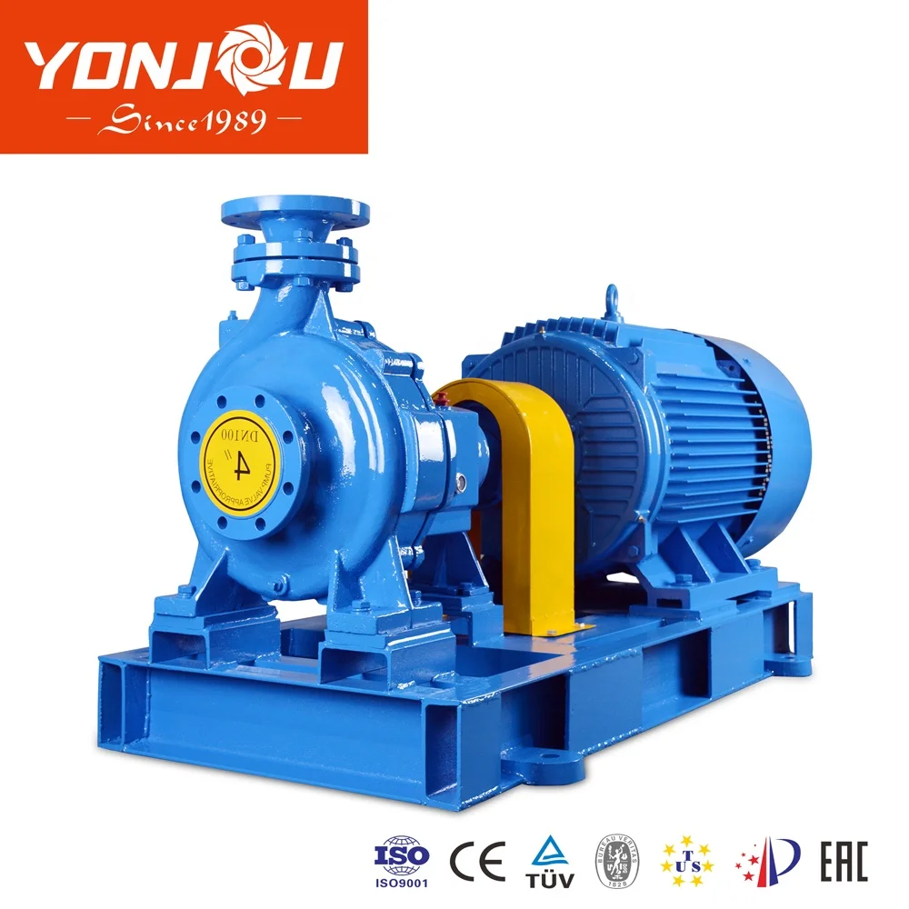 IS IH  Horizontal High Pressure SIngle Stage End Suction Electric Centrifugal Water Pump For Chemical liquid transfer
