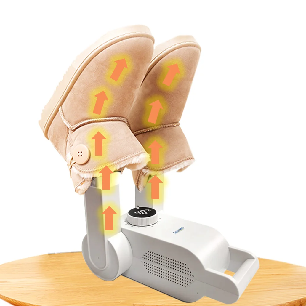 smart shoe dryer 2-Shoe and Electric Boot Dryer rack with uv Sanitizer and Rose Salt Deodorizer Module