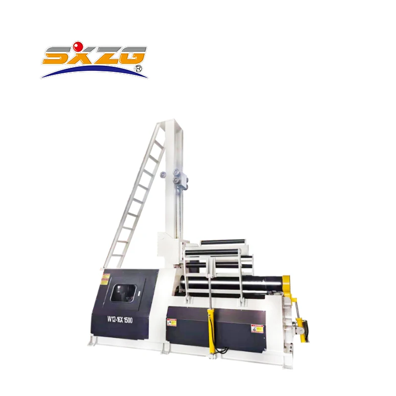 W12 Series 16x3000 Four Roller Stainless Steel Sheet Rolling Machine