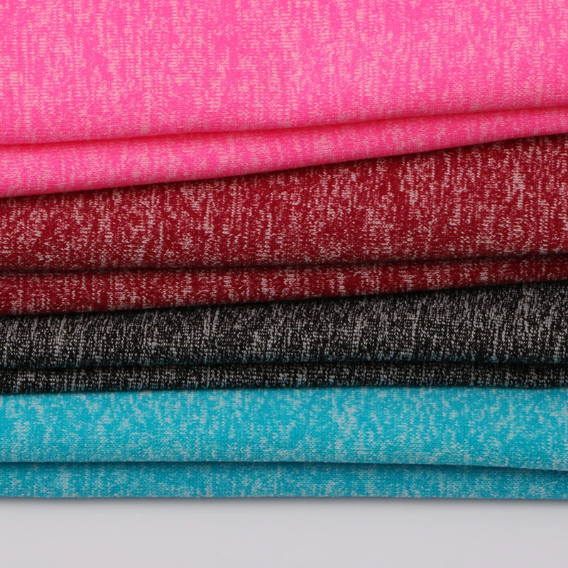 Polyester polyamide blended yarn and spandex yarn textile cloth fancy yarn fabric Intermittent dye