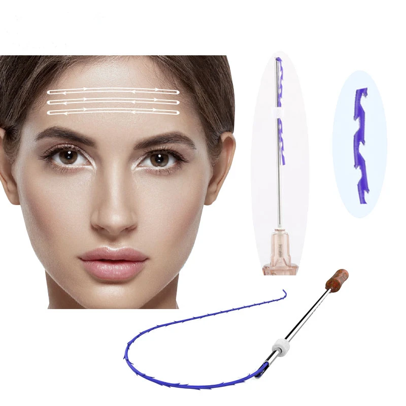 18g 100mm Fish Bone Molding Cog W Blunt For Hypodermic Mesotherapy Needle