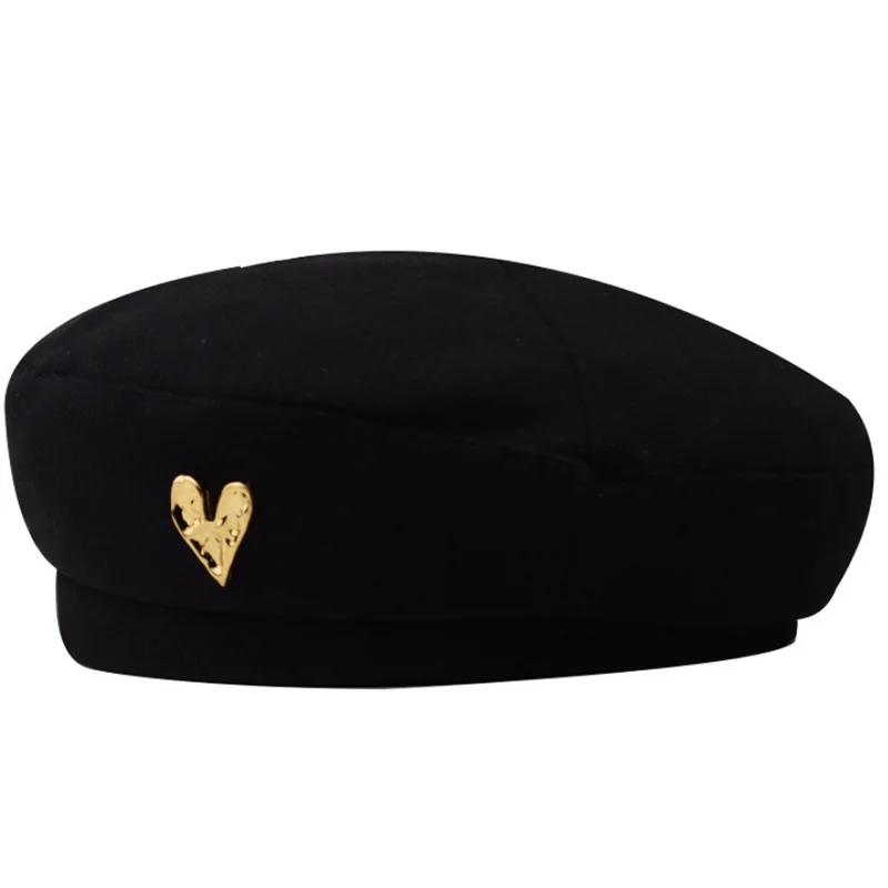 High Quality Women Hats Fashion 2022 Autumn Wool Felt Beret Hat For Women