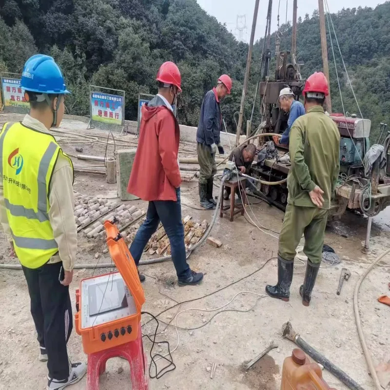 automatic cement pump flow and pressure grouting recorder