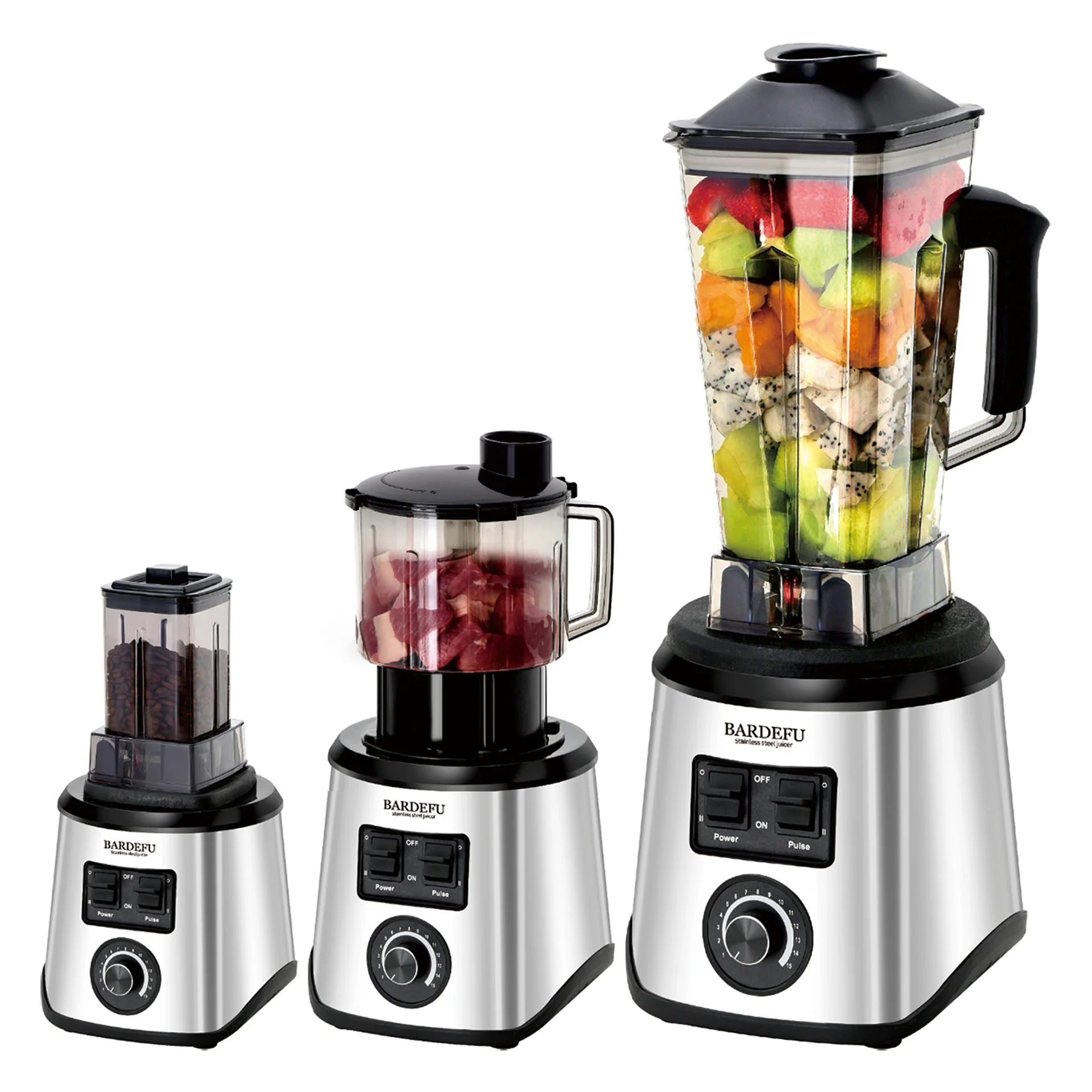 3 in 1 Kitchen appliance Heavy Duty commercial blender Smoothie juicer extractor machine Food processor Food processor Blender