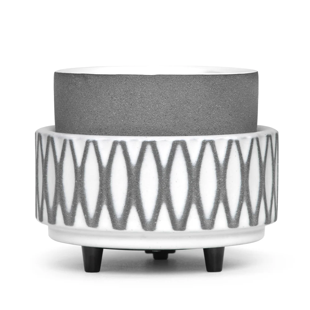 Good Quality Factory  Oil Burner Wax Melt Warmer Electric With  changing Light PTC Heating Silicone Liner