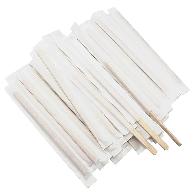 Экологичная мешалка для кофе из березового дерева с пользовательским логотипом