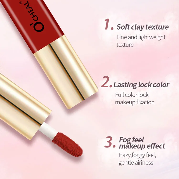 Wholesale Lip Gloss Private Label Matte Liquid Lipstick Waterproof Lightweight Lip Glaze Long Lasting 12 Colors Lip Gloss