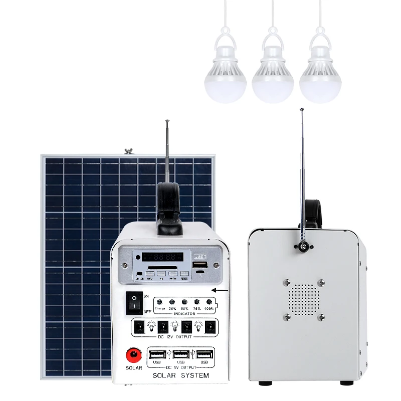 Alltop New Design Portable 3 Years Warranty Metal Pc 30w 40w 50w Home Solar Energy System
