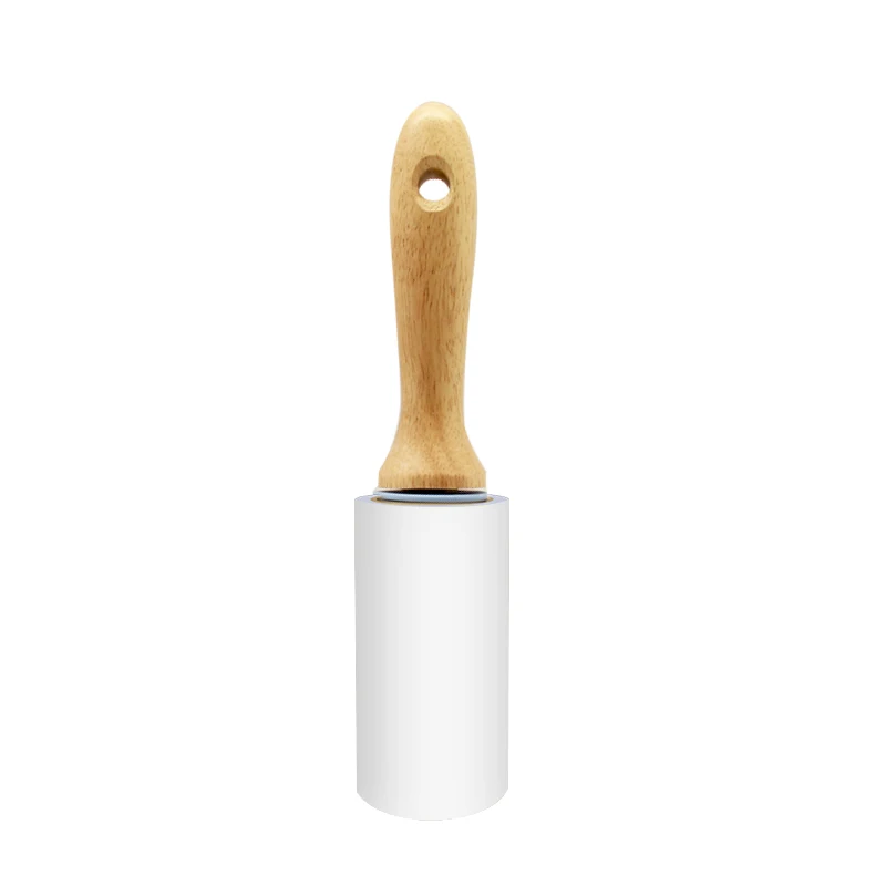 Adhesive Lint Roller with wooden Handle