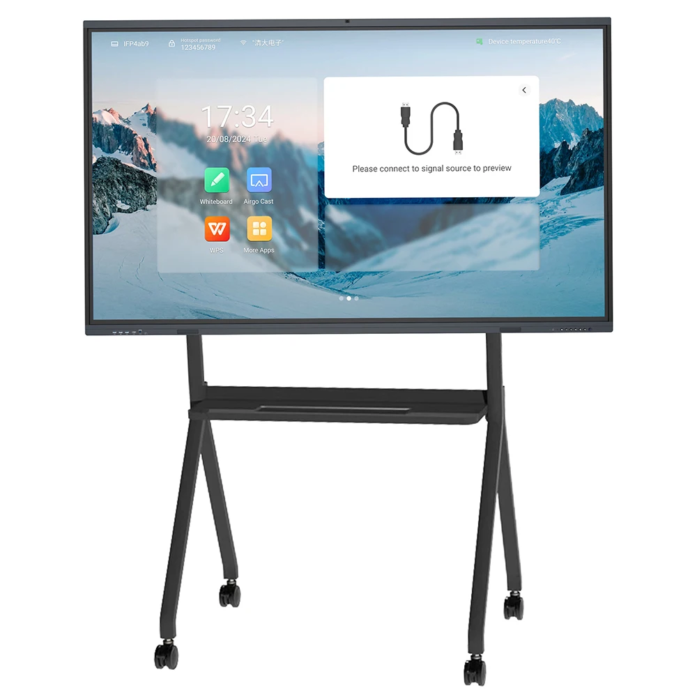 New Trend Touch Screen Interactive 55 65 75 86 Inch Whiteboard Smart School Board Multi-touch For Education Home School