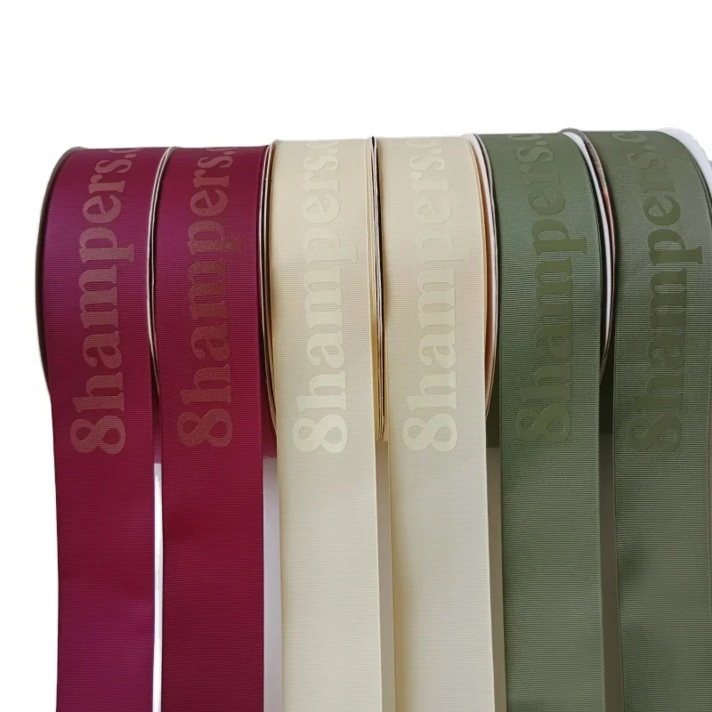 Customize Ribbon Yard Ribbon Customize Luxury Quality Grosgrain Ribbon Printed With Logo