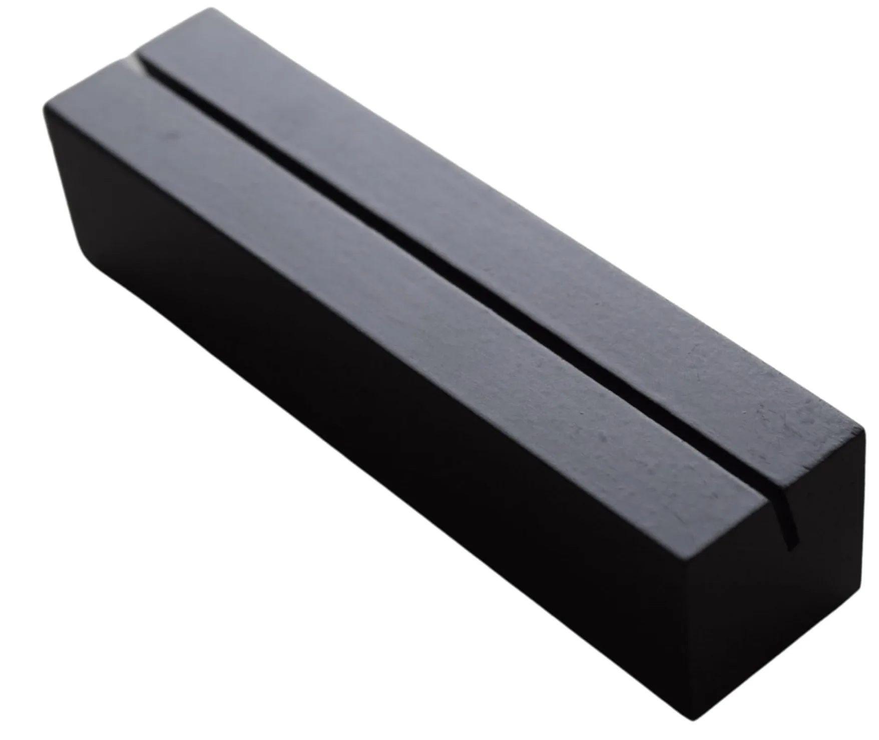 Black Wood Place Card Holders, Premium Beech Wood Table Number Holders for Weddings, Parties