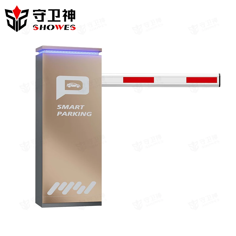 2024 Hot Sale Traffic Barrier Speed Adjustable Parking Lot Gate Barrier DC24V Brushless Motor Automatic Boom Barrier Gate