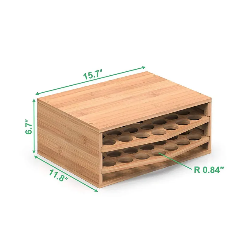 Coffee Pod Drawer Holder K Cup Capsule Storage Organizer 2 Tier Kcup Coffee Pods Holder