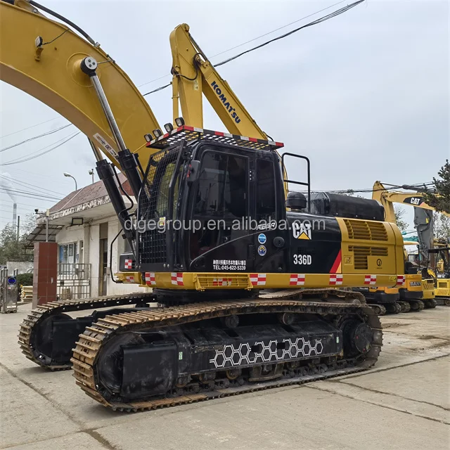 Практически новый японский подержанный экскаватор CAT336D гусеничный низкая цена для продажи