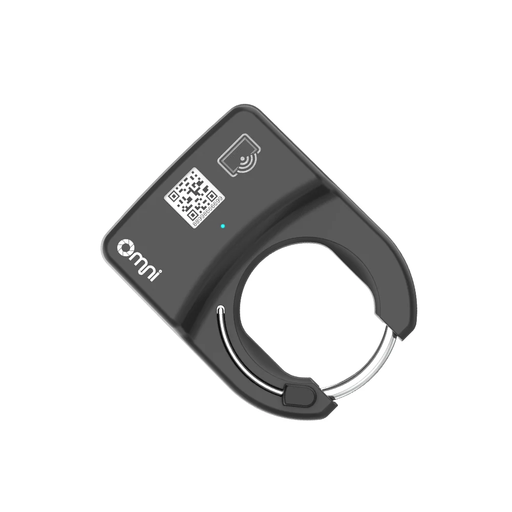 Omni New Arrival Black Smart Safety Lock Bicycle Wireless Lock