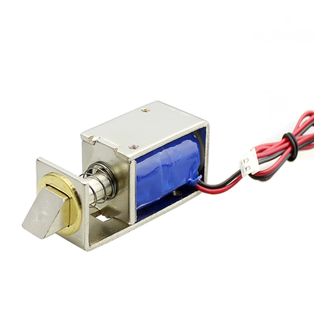 24v dc 1.2A  8mm stroke 1N Small Mini Electromagnetic solenoid Lock Cabinet Locker