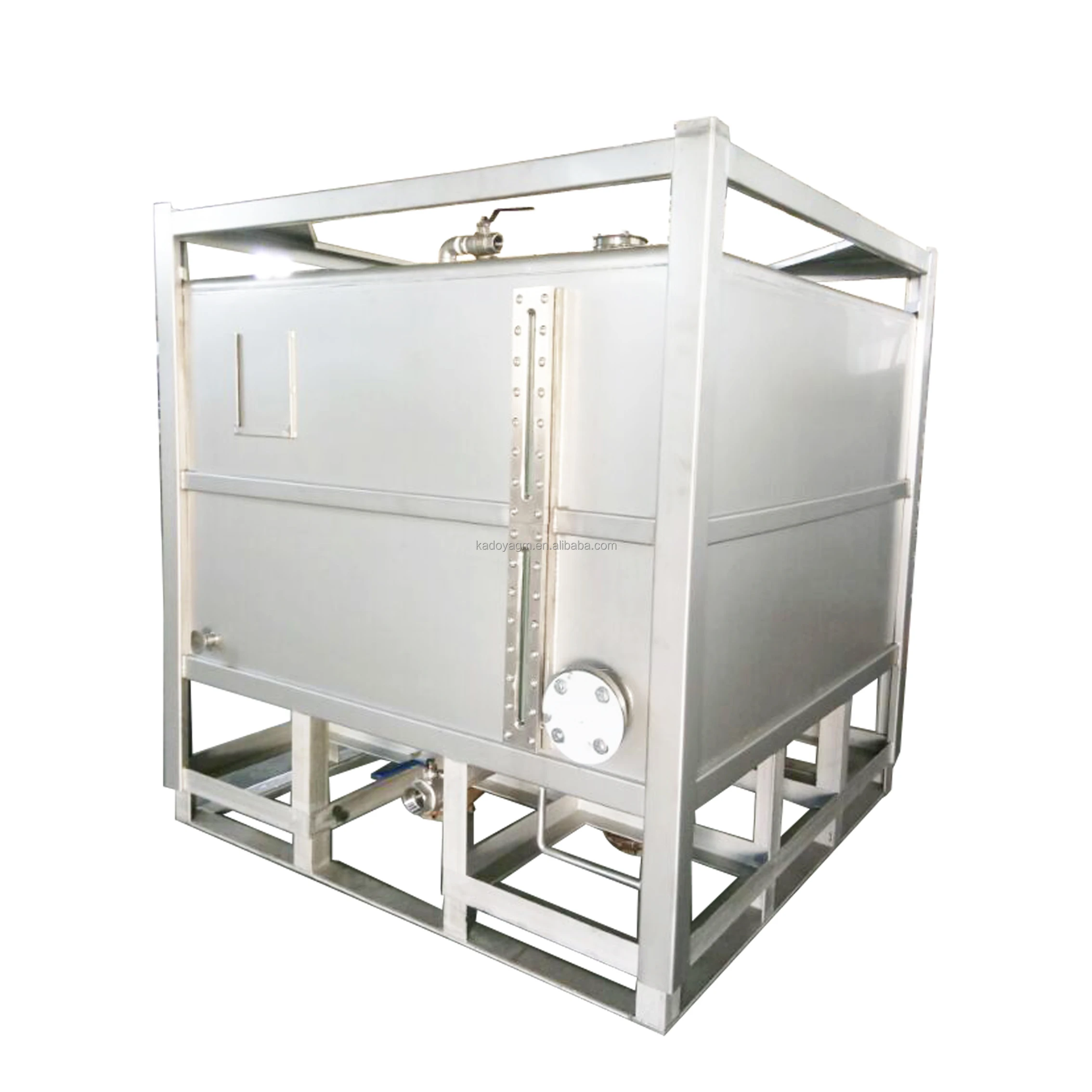 Customize Perfume Liquid Storage Tank Cosmetics Chemical Storing Tank 2000 Liters Stainless Steel Tank