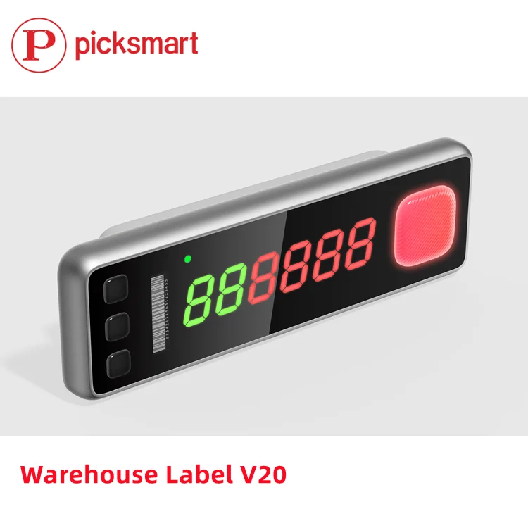 Picksmart сортировки система для того, чтобы свет полосы света комплектации палочки для освещения системы ЛЭП 6-значный цифровой полка эикеточная rfid теги