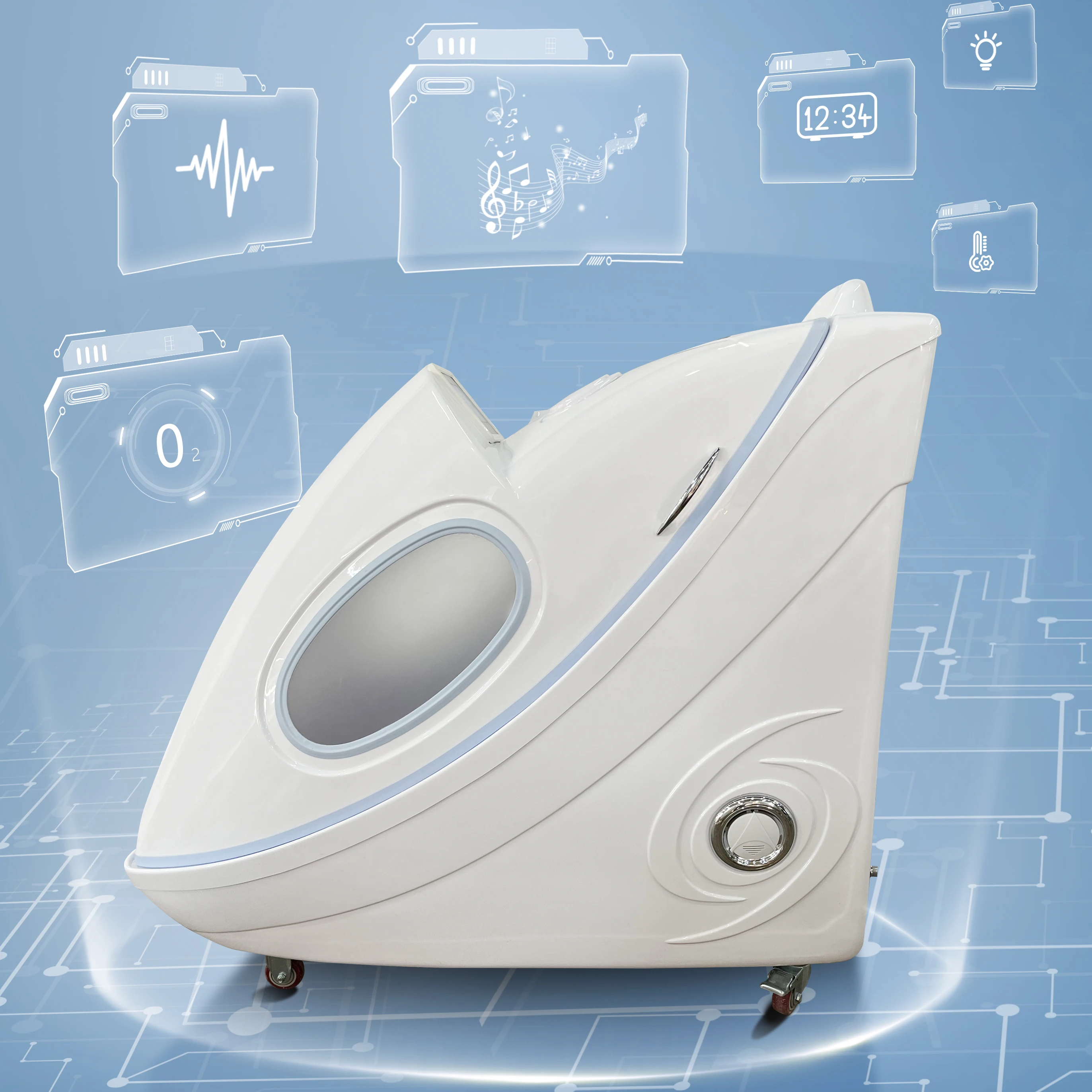 Huikang low emf инфракрасная сауна спа капсулы mp3 озоновая салон с паровой