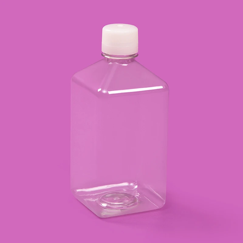 Square PETG Media Bottle