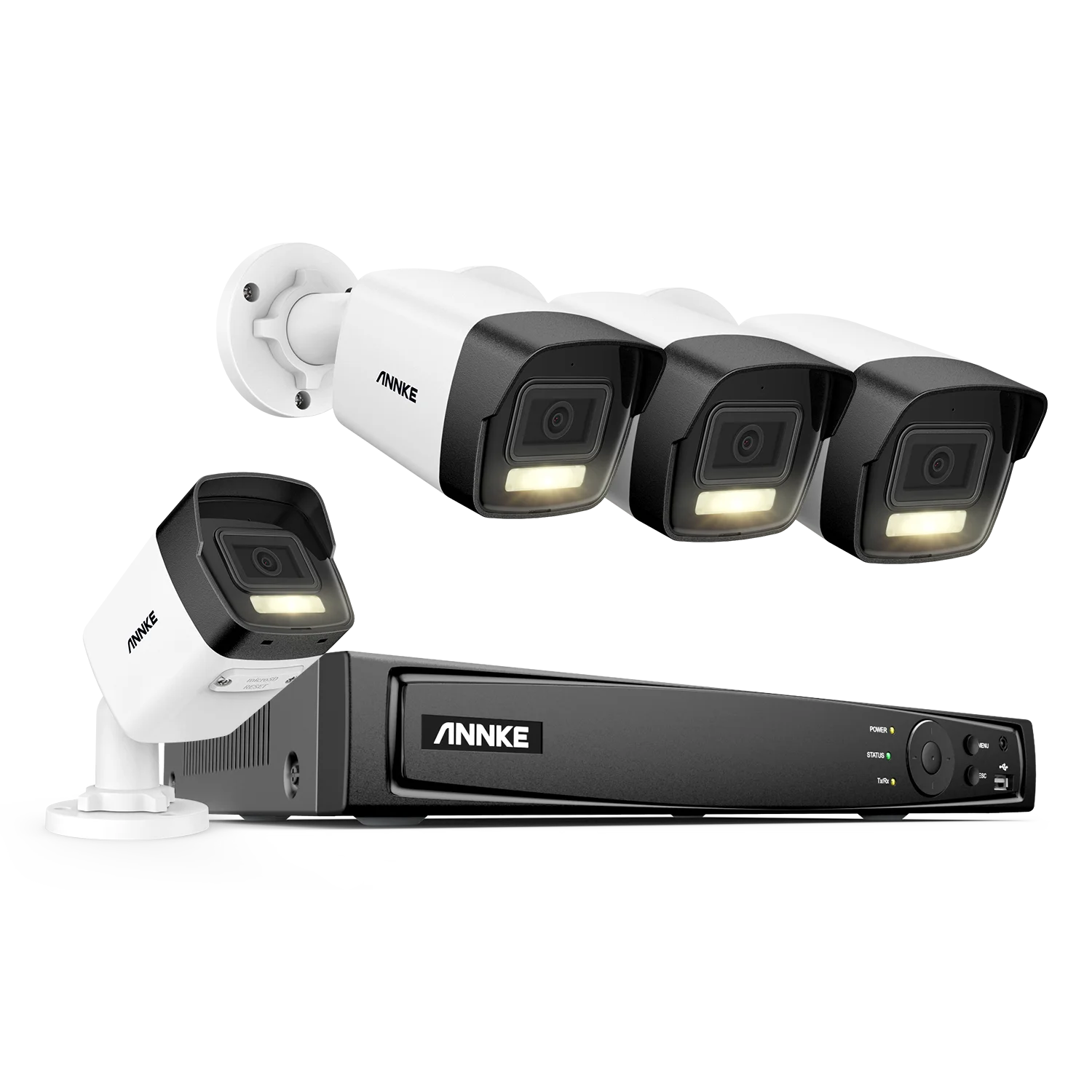 8CH 8MP H.265+ PoE NVR Security Camera System Outdoor IP67 Weatherproof 4K CCTV Camera Audio in Support Smart Motion Detection