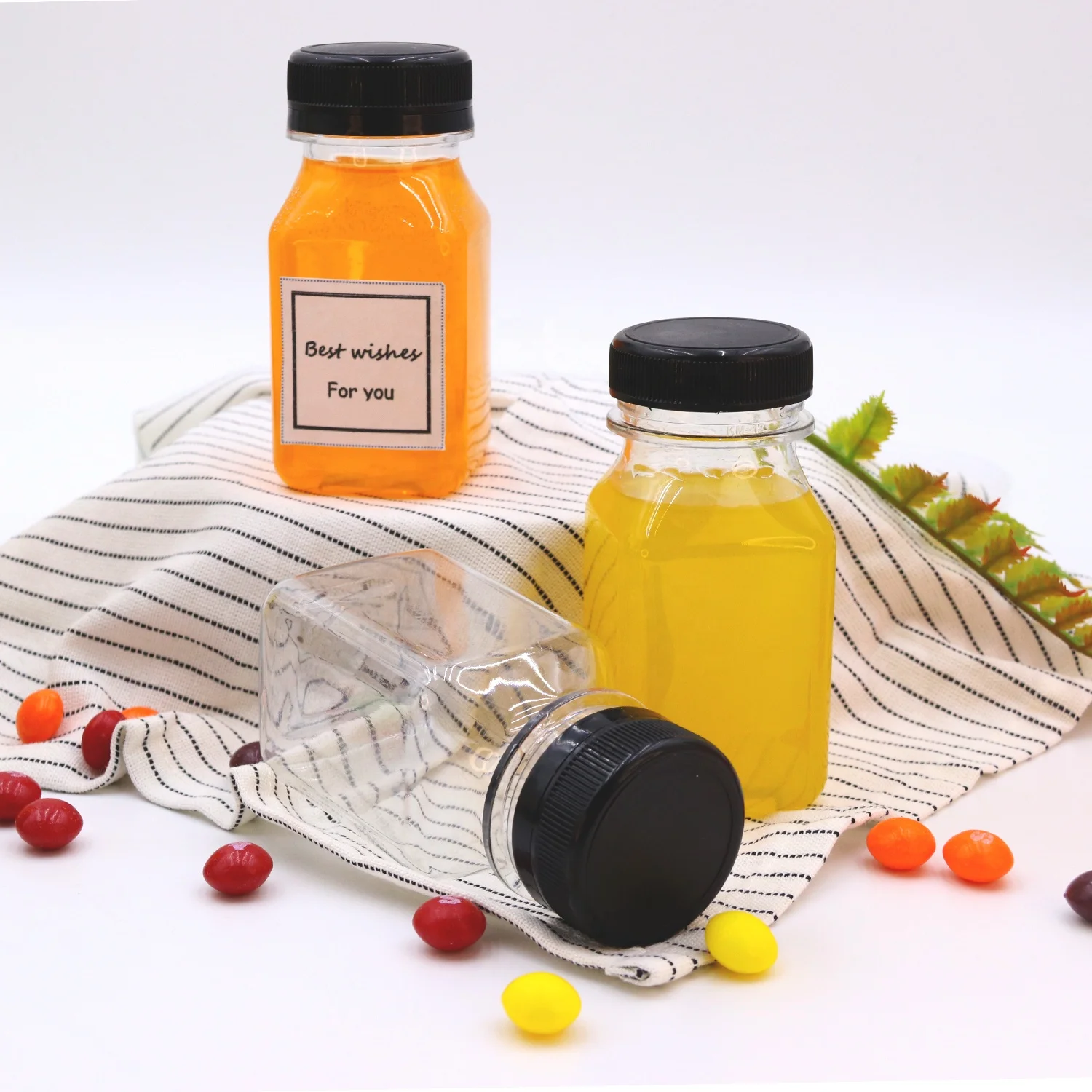 Бутылка для сока/чая/соды/воды/кофе 4 унции-17 унций пустая пластиковая бутылка 120-500 мл высокое