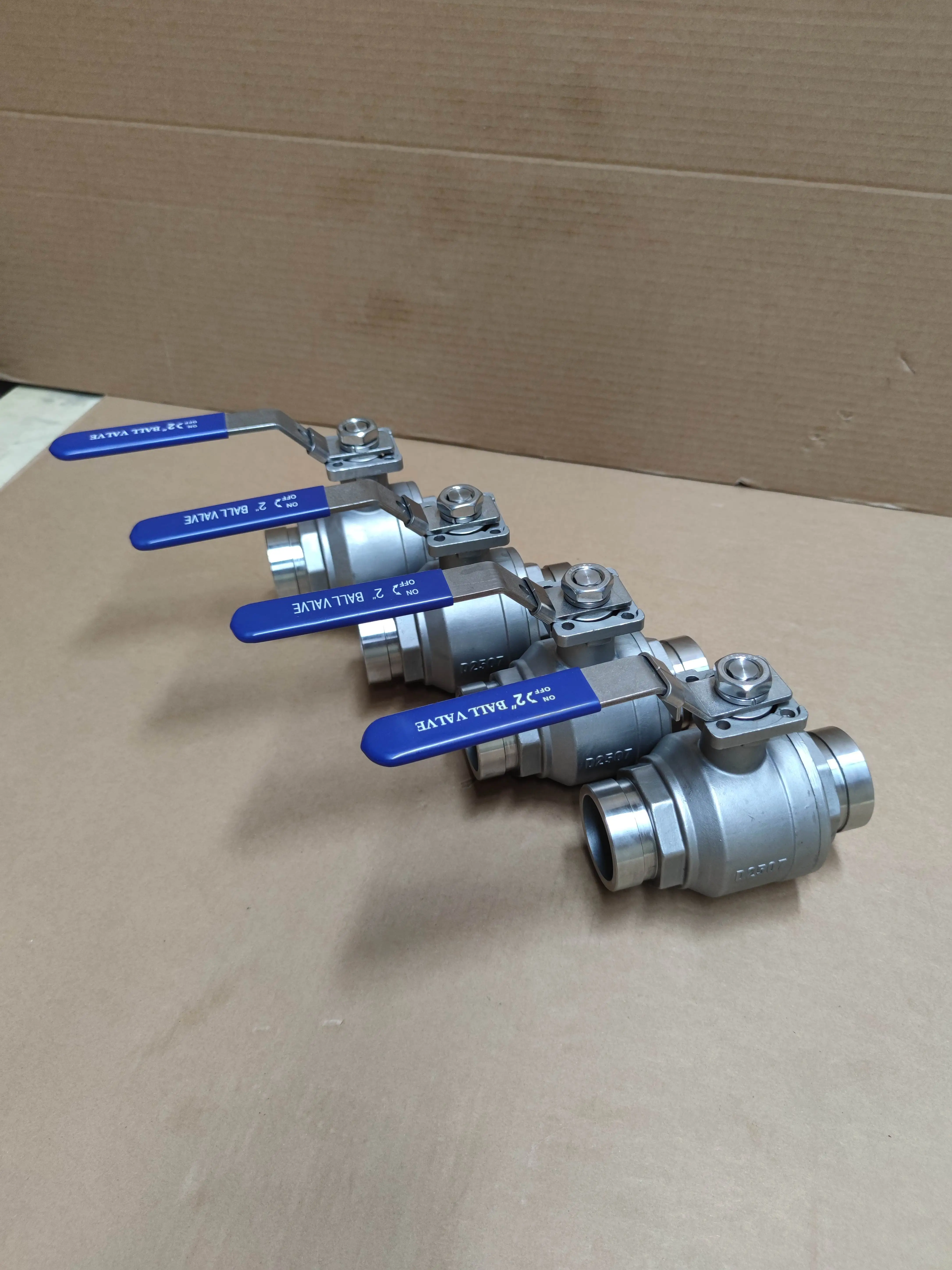 High Pressure 1200PSI Grooved End Ball Valve with Top Mount Plate with Handle