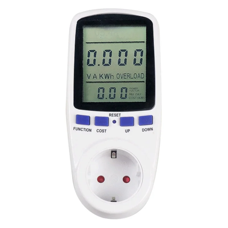 Best 60days Digital Lcd Power Meter Socket Wb01 Energy Eu/fr/us/uk/au/br Measuring Watt Meters 230v 250v Ce